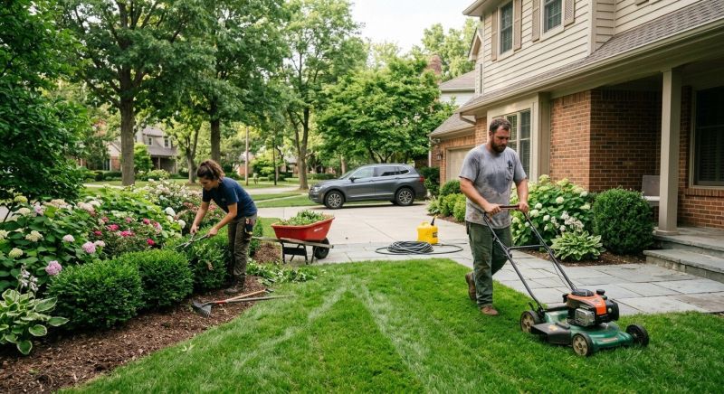 Lawn Trimming And Edging Service