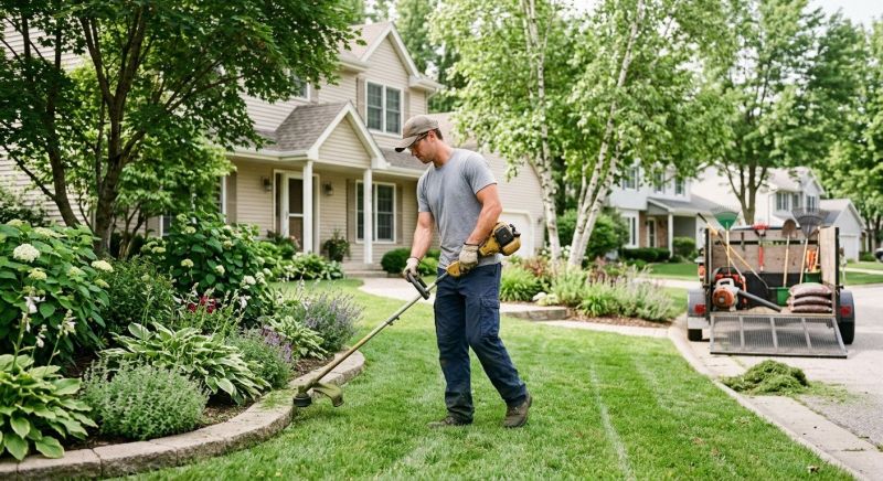 Lawn Trimming And Edging